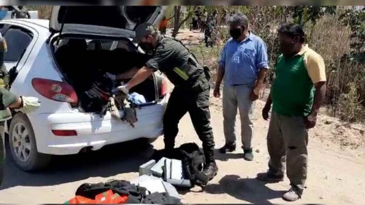 Dos detenidos con 118 kilos de cocaína en el baúl: uno es policía