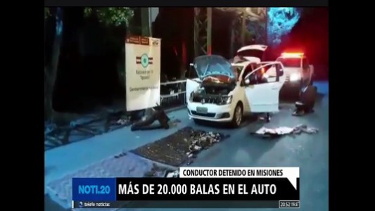 Misiones: Gendarmería decomisó más de 20 mil balas escondidas en un auto