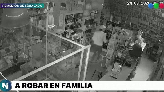 Una familia robó una perfumería en Remedios de Escalada