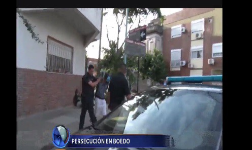 Persecución con tres detenidos en Boedo