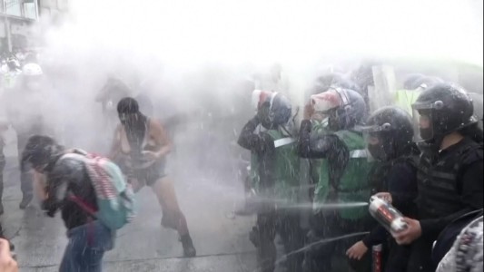 Incidentes en marcha a favor del aborto en México