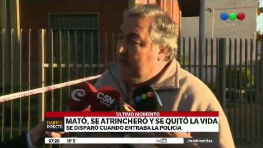 El hombre que mató y se atrincheró "estaba arrepentido"