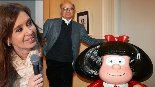 "Hasta siempre, maestro": Cristina despidió a Quino con un mensaje en Twitter