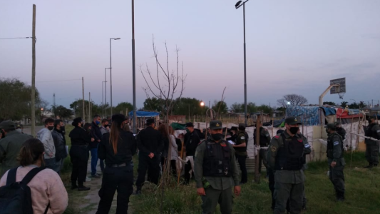 Santa Fe: Operativo de desalojo en terrenos que habían sido usurpados en febrero