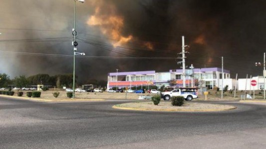 Evacuaron el Hospital Materno Infantil de San Luis por los incendios