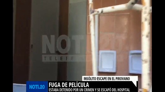 Intensa búsqueda del preso que pidió ir al baño y se fugó