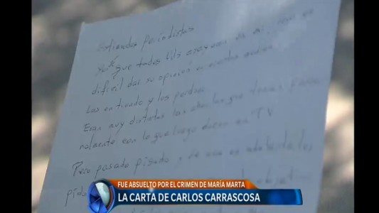 "Los perdono": la carta que mandó Carrascosa a los periodistas, tras su absolución
