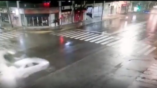Video: así fue el tremendo choque en Caballito