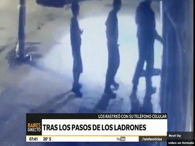 Ladrones de bicicletas captados en video