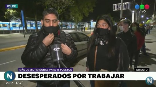 Wilde: buscan contratar a 15 personas, se anotaron mil postulantes