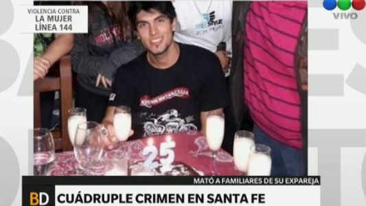 Quién es el detenido por el cuádruple crimen en Santa Fe
