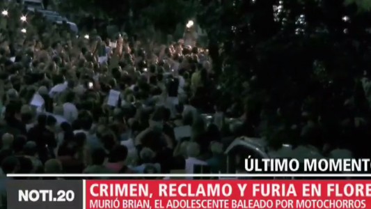 Crimen, reclamo y furia en Flores