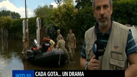 Baja el agua en Pergamino, pero la situación es preocupante