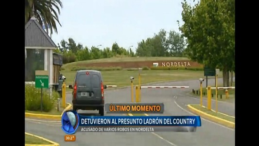 Detuvieron al presunto ladrón del country