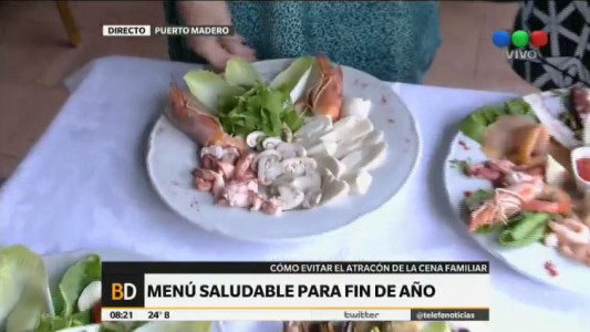 Menú saludable para la mesa de Fin de Año