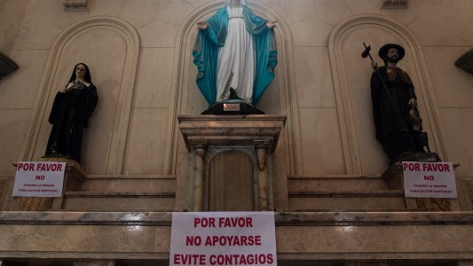 Fotos: abrieron los templos religiosos en la provincia de Buenos Aires