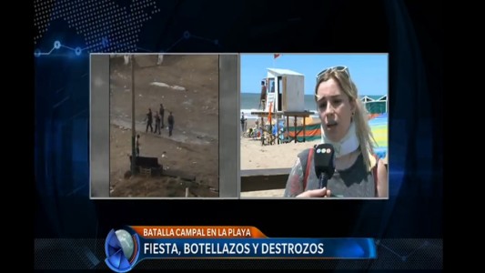Fiesta, botellazos y destrozos en Villa Gesell: "Vino directo a agredirme, tenía ganas de pegarme"