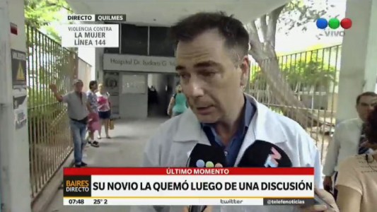 Su novio la prendió fuego: tiene el 80 por ciento del cuerpo quemado