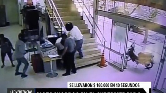 Motochorros en el supermercado