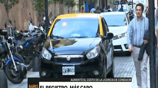 Otro aumento más: el registro de conducir costará 750 pesos