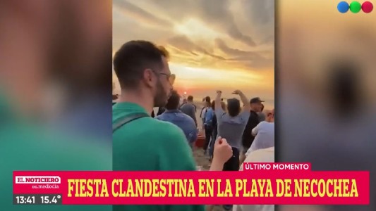 Más de 50 chicos organizaron una fiesta clandestina en Necochea