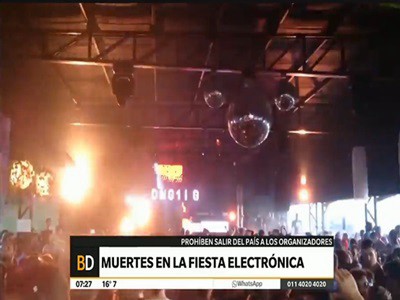 Prohiben salir del país a los responsables de la fiesta electrónica de Arroyo Seco