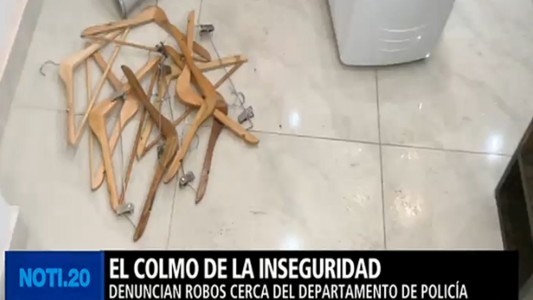 El colmo de la inseguridad