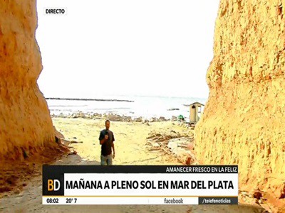 La recuperación de las playas de acantilados en Mar del Plata