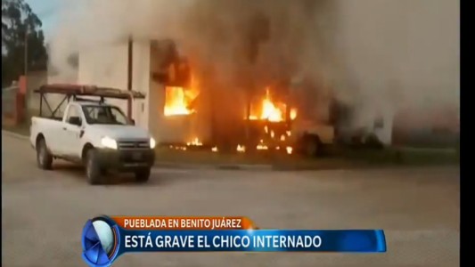 Está grave el adolescente internado en Benito Juárez