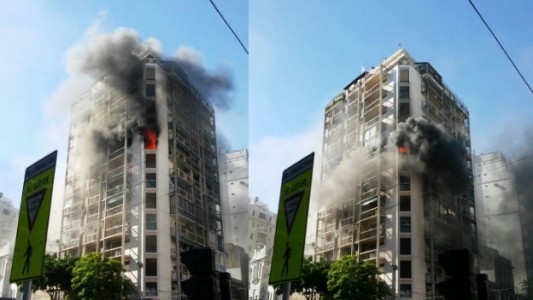 Incendio en un edificio de Balvanera: "El fuego está dominado"