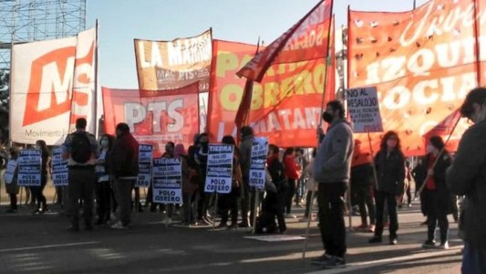 Cortes en la Ciudad contra el desalojo en Guernica