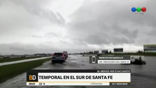 Santa Fe: 500 evacuados y 2000 autoevacuados por las inundaciones