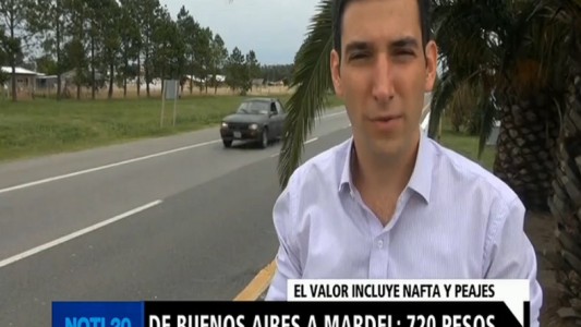 De Buenos Aires a Mardel: 720 pesos