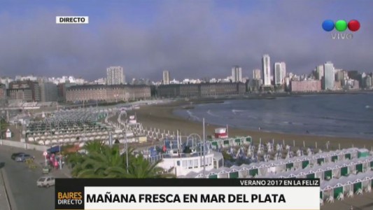 Mañana fresca en Mar del Plata