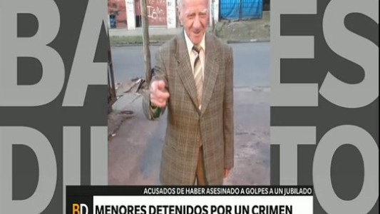 Dos chicos de 14 años fueron detenidos por el asesinato de un jubilado