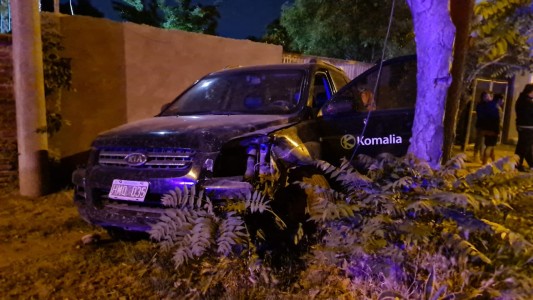 Manejaba borracho y se llevó por delante varios árboles