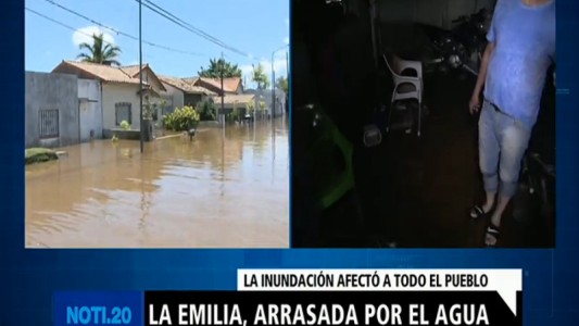 La Emilia, arrasada por el agua