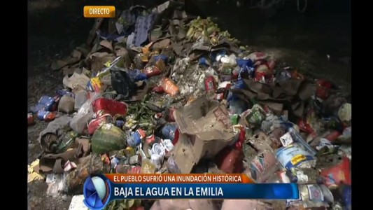 Baja el agua en La Emilia y preocupan los focos de enfermedades