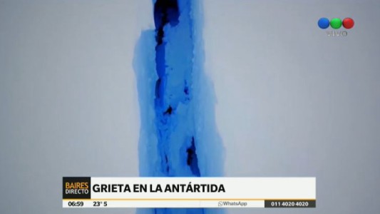 Una enorme grieta en el hielo obliga a desalojar una base antártica