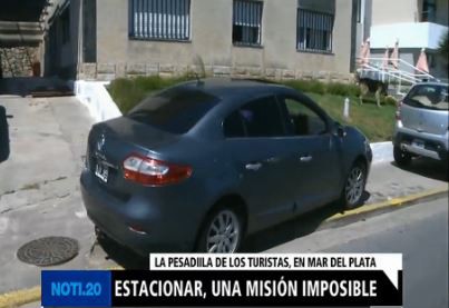 Mar del Plata: estacionar, una misión imposible