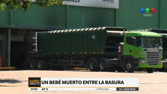 Encontraron un bebé muerto en la Ceamse de Colegiales