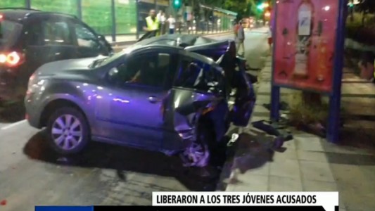 Liberaron a los tres jóvenes que chocaron y mataron a una maestra en Vicente López