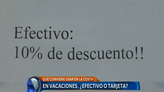 En vacaciones: ¿efectivo o tarjeta?