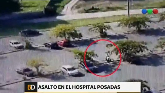 Motochorros atacaron a un médico en el Hospital Posadas y escaparon a los tiros