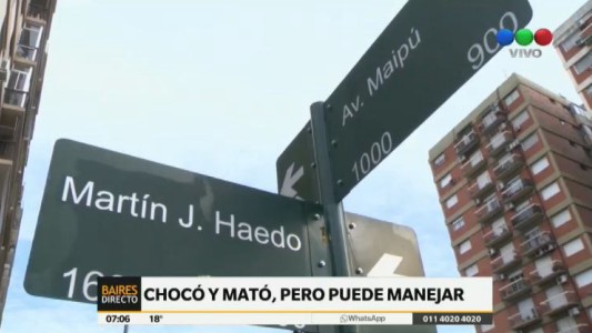 El joven que chocó y mató a la maestra puede volver a manejar