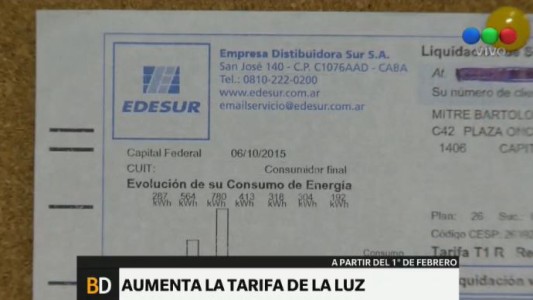 La semana que viene aumenta la luz