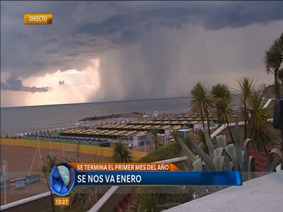 Último día de enero en Mar del Plata con una jornada inestable