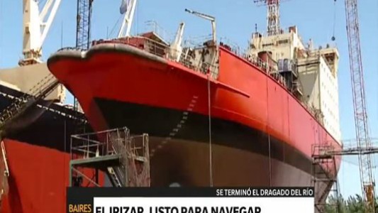 El Irízar ya puede navegar, tras nueve años de reparaciones