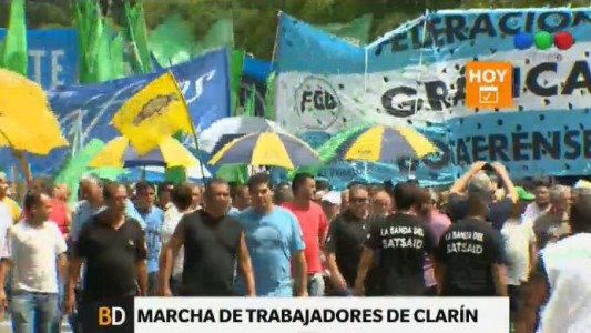 Nueva marcha de los trabajadores de Artes Gráficas Ríoplatense