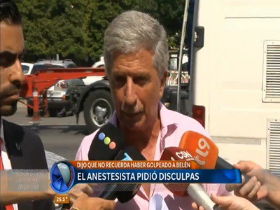 El anestesista pidió disculpas